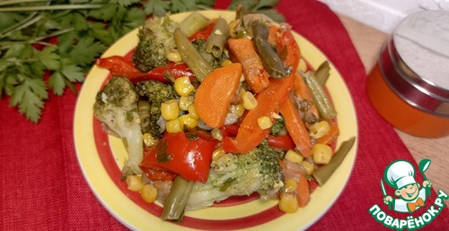 Овощной гарнир "Разноцветный"