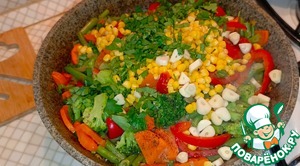 Овощной гарнир "Разноцветный"