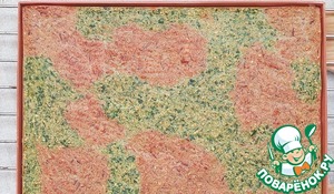 Овощной рулет с яичным салатом