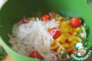 Овощной салат с курочкой Овощной салат с курочкой