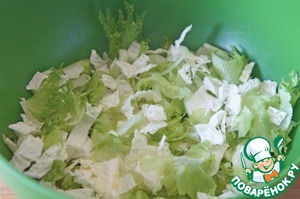 Овощной салат с курочкой Овощной салат с курочкой