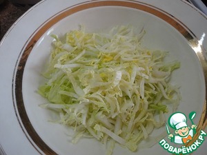 Овощной салат с орехами