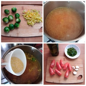 Овощной суп с чечевично-злаковой полентой Овощной суп с чечевично-злаковой полентой