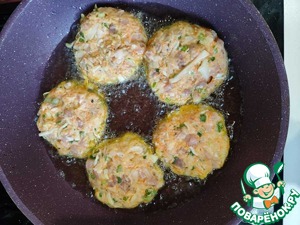 Овощные оладьи с мясом Овощные оладьи с мясом