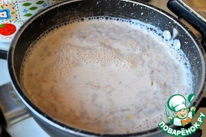 Овсяная каша на топленом молоке