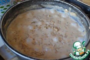 Овсяная каша на топленом молоке