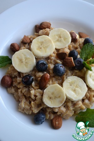 Овсяная каша на топленом молоке