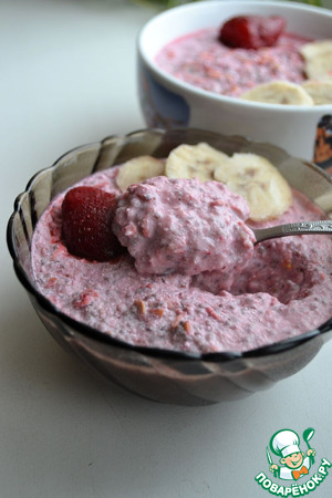 Овсянка с семенами чиа