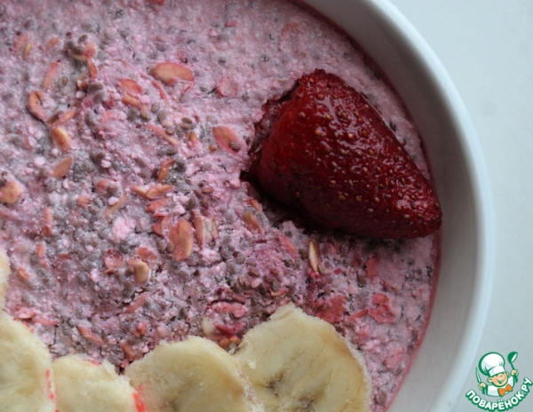 Овсянка с семенами чиа