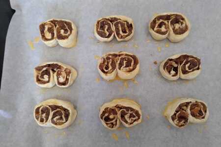 Пальмье с фруктово-пряной начикой Пальмье с фруктово-пряной начикой