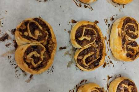 Пальмье с фруктово-пряной начикой Пальмье с фруктово-пряной начикой