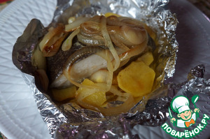 Палтус в фольге Палтус в фольге