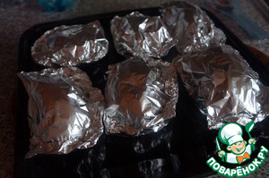 Палтус в фольге