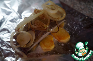 Палтус в фольге