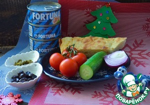 Панцанелла с тунцом и каперсами Панцанелла с тунцом и каперсами