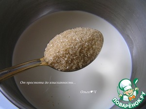 Панна котта с хурмой