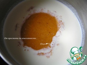 Панна котта с хурмой