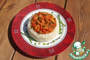 Паприкаш с курицей и рисом