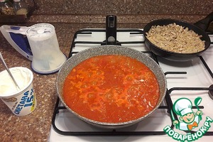 Паприкаш с курицей и рисом