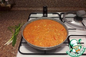 Паприкаш с курицей и рисом