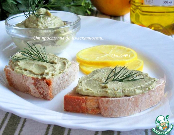 Паштет из авокадо с грецкими орехами Паштет из авокадо с грецкими орехами