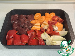 Паштет из индюшиной печени с брусничным желе