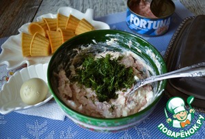 Паштет с тунцом и творожным сыром Паштет с тунцом и творожным сыром