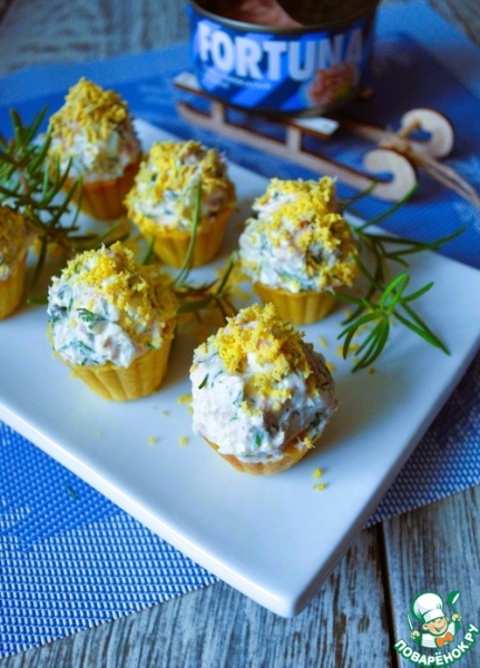 Паштет с тунцом и творожным сыром Паштет с тунцом и творожным сыром