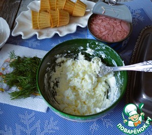 Паштет с тунцом и творожным сыром Паштет с тунцом и творожным сыром
