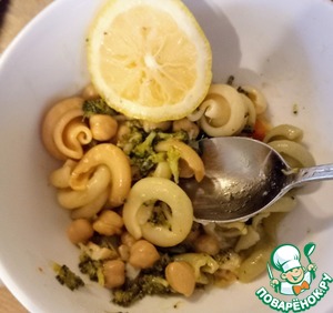 Паста с брокколи и мисо Паста с брокколи и мисо