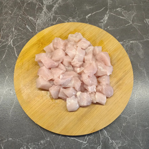 Паста с курицей, грибами и песто