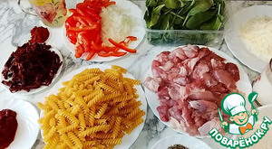 Паста с курицей по-тоскански Паста с курицей по-тоскански