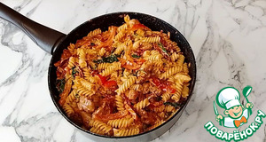 Паста с курицей по-тоскански Паста с курицей по-тоскански