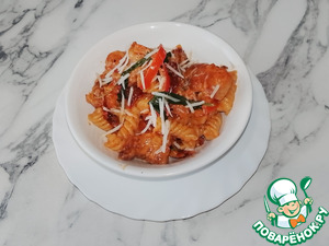 Паста с курицей по-тоскански Паста с курицей по-тоскански