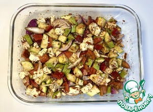 Паста с овощами и фетой из духовки Паста с овощами и фетой из духовки