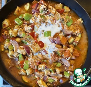 Паста с овощами и фетой из духовки Паста с овощами и фетой из духовки