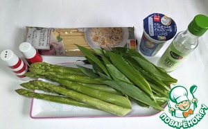 Паста со спаржей и черемшой Паста со спаржей и черемшой