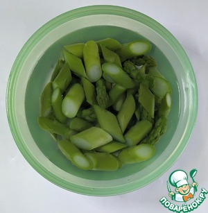 Паста со спаржей и черемшой Паста со спаржей и черемшой