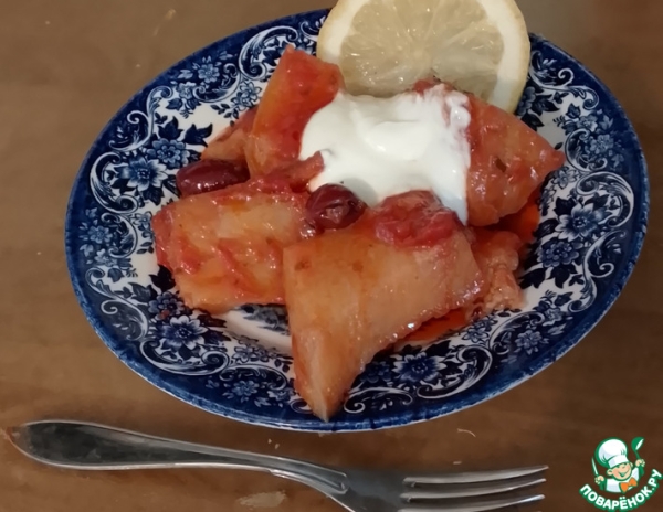 Пататес яхния