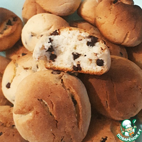 Печенье песочное с шоколадом Печенье песочное с шоколадом