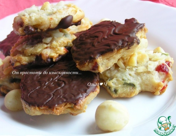 Печенье с макадамией по-флорентийски Печенье с макадамией по-флорентийски