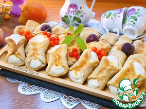 Печенье с творожным кремом