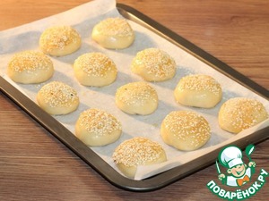 Печенье со вкусом ванили и жаренного кунжута Печенье со вкусом ванили и жаренного кунжута