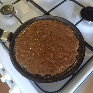 Печеночный торт с грибами