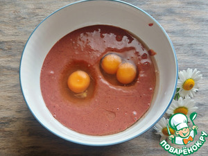Печёночные блины с лисичками и сыром