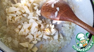 Перец, фаршированный индейкой, яблоками и рисом Перец, фаршированный индейкой, яблоками и рисом