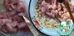 Перец, фаршированный индейкой, яблоками и рисом Перец, фаршированный индейкой, яблоками и рисом