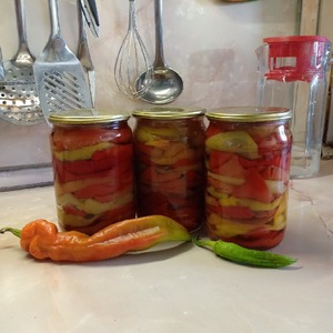 Перец жареный на зиму Перец жареный на зиму