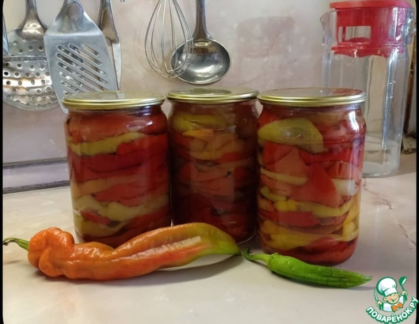 Перец жареный на зиму Перец жареный на зиму