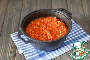 Перечная икра с горчицей и мёдом